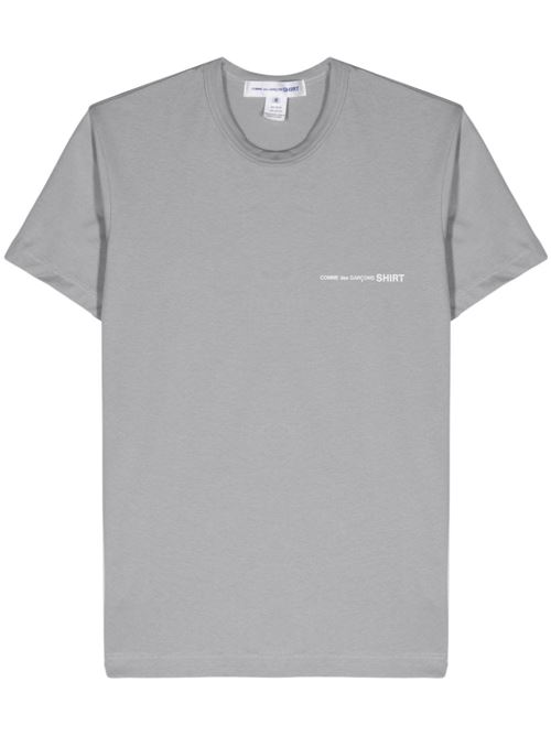 T-shirt with logo COMME DES GARÇONS SHIRT | FMT025S241GREY